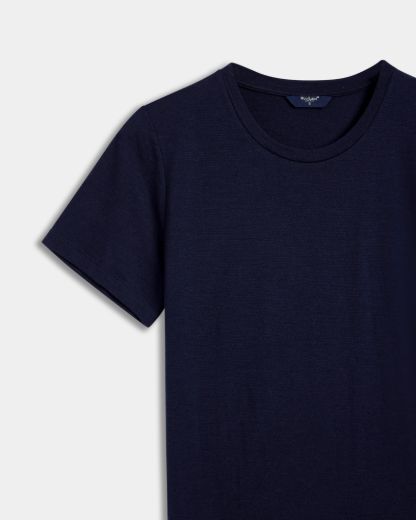 Bilde av WoolLand Tuva t-shirt woman  Blue ink
